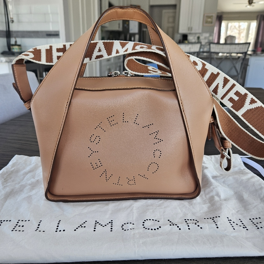 Stella McCartney Tan Satchel Top Handle